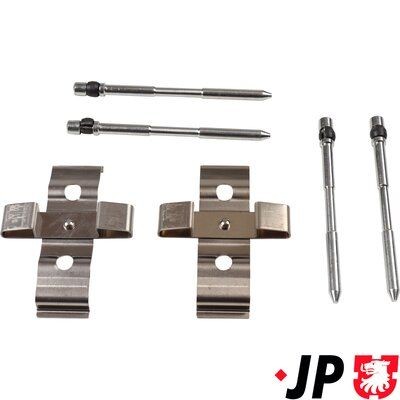 JP GROUP 1264006010 Lisakomplekt, ketaspiduriklotsid CORSA 1.4 75 HP Bensiin