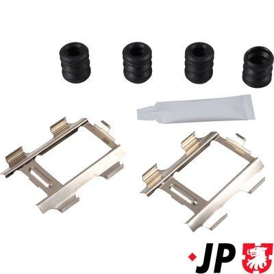 JP GROUP 1364005110 Set accesorii, placute frana SPRINTER 416 CDI 2.7 4x4 156 CP motor diesel 2006