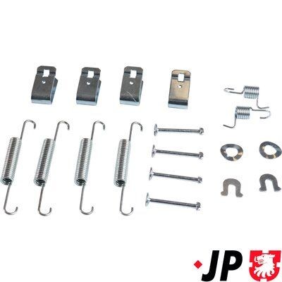 JP GROUP 3464003710 Brake shoe fitting kit CR-V 2.0 i-VTEC (RE5, RE1) 150 PS Petrol