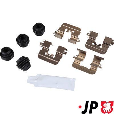 JP GROUP 3564002210 Lisakomplekt, ketaspiduriklotsid CARENS 2.0 MPI 150 HP Bensiin