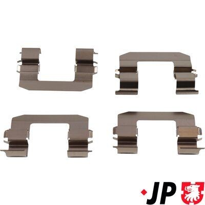 JP GROUP 3564003310 Lisakomplekt, ketaspiduriklotsid REXTON 2.7 Xdi 163 HP Diisel