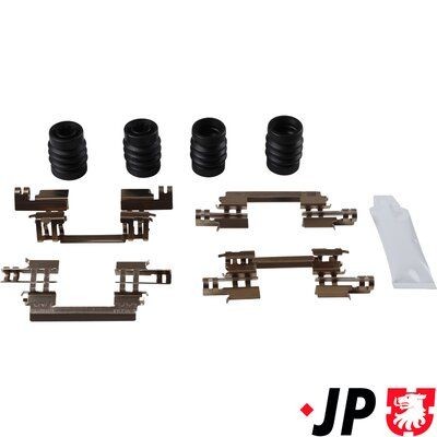JP GROUP 3864002410 Lisakomplekt, ketaspiduriklotsid CX-3 2.0 SKYACTIV-G Flex 156 HP Bensiin/etanool