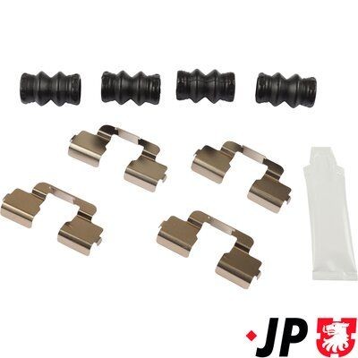 JP GROUP 4164003510 Accessory Kit, disc brake pads DS5 1.6 THP 165 (KF5GZT) 165 PS Petrol 2018