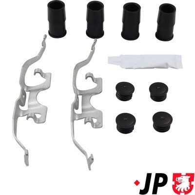 JP GROUP 4164003610 Accessory Kit, disc brake pads DS5 1.6 THP 165 (KF5GZT) 165 PS Petrol 2018