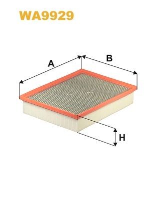 WIX FILTERS Въздушен филтър артикулен номер: WA9929 евтино