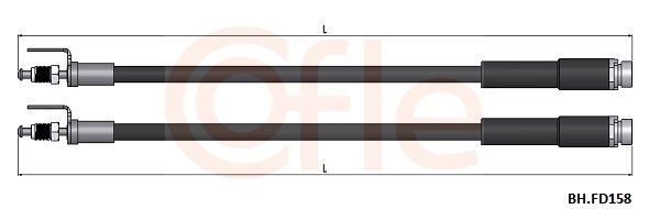 COFLE 15.2467 Cable, manual transmission TRANSIT CUSTOM 2.2 TDCi 125 PS Diesel