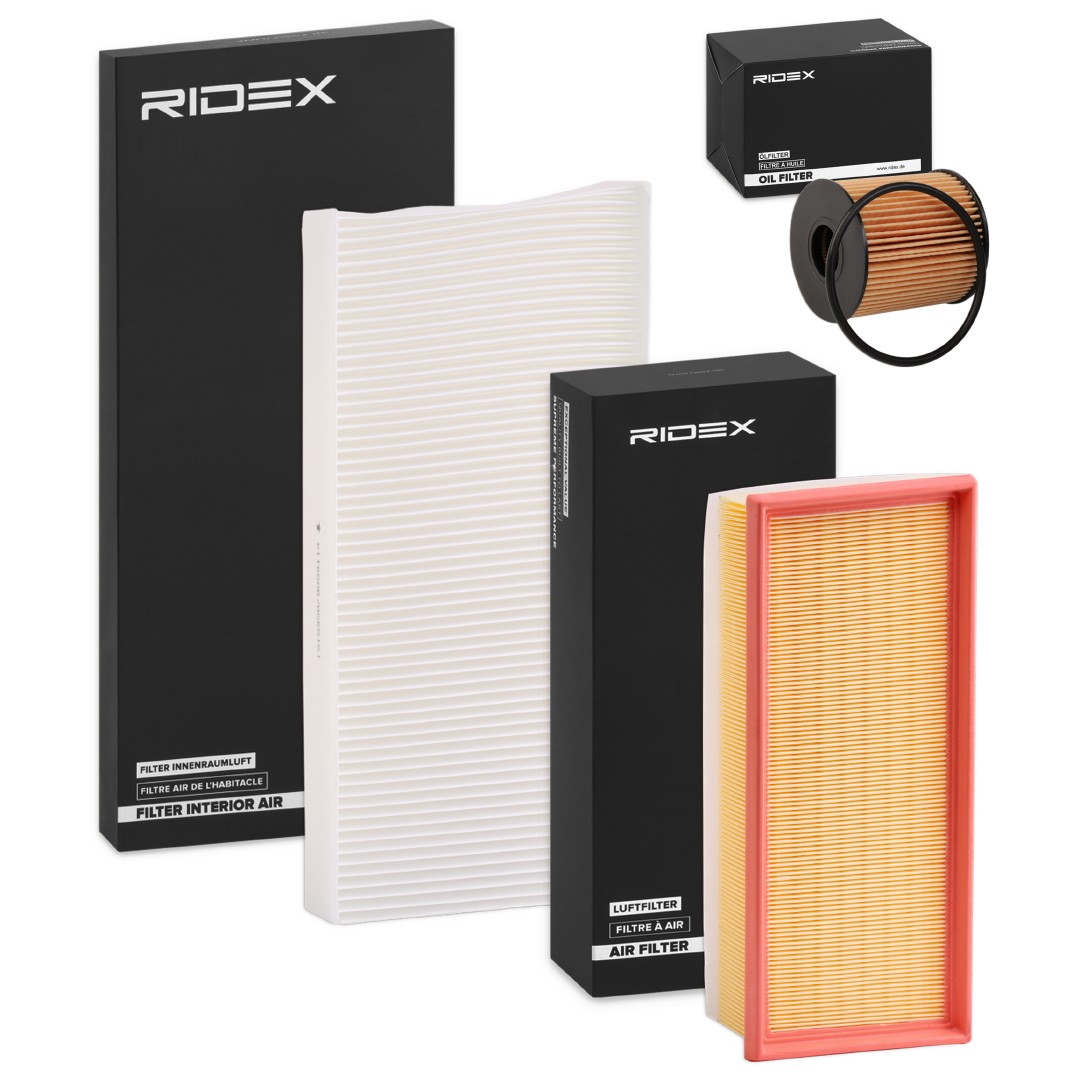 RIDEX Filter-komplekt Artikli number: 4055F19765 soodsalt