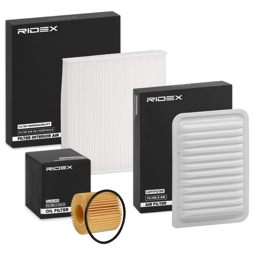 RIDEX Filter-komplekt Artikli number: 4055F20424 soodsalt