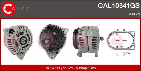 CASCO CRG73013AS EGR-jahuti OCTAVIA 1.9 TDI 4x4 100 HP Diisel 2010