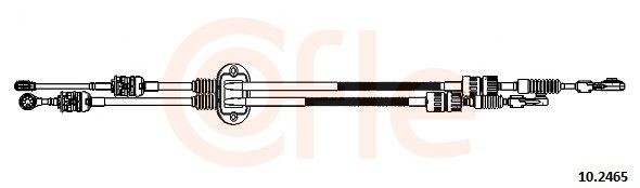 COFLE 92.10.2465 Cable, manual transmission FOCUS RS 2.0 215 PS Petrol 2007
