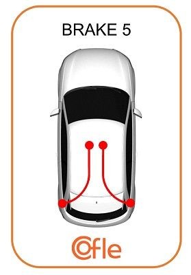 COFLE Hand brake cable Article number: 92.10.6546 cheaply
