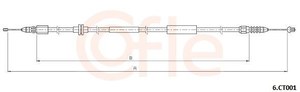 COFLE Bonnet Cable Article number: 92.6.CT001 cheaply