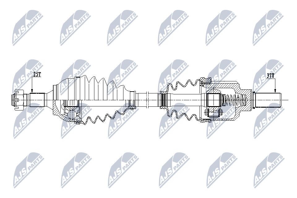 NTY Drive shaft Article number: NPW-CT-077 cheaply