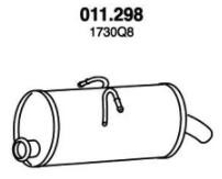 PEDOL Rear silencer Article number: 011.298 cheaply