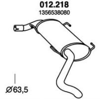 PEDOL Rear silencer Article number: 012.218 cheaply