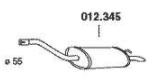 PEDOL Rear silencer Article number: 012.345 cheaply