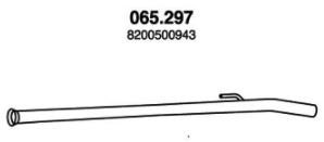 PEDOL Exhaust Pipe Article number: 065.297 cheaply
