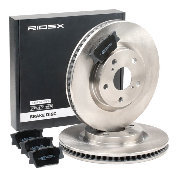 RIDEX Brake discs and pads set Article number: 3405B1357 cheaply