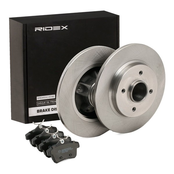RIDEX Brake discs and pads set Article number: 3405B1552 cheaply