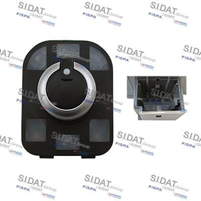 SIDAT 640900A2 Switch, mirror adjustment A3 1.2 TSI 105 PS Petrol 2012