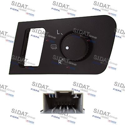 SIDAT 640920A2 Switch, mirror adjustment TOURAN 2.0 TDI 170 PS Diesel 2015