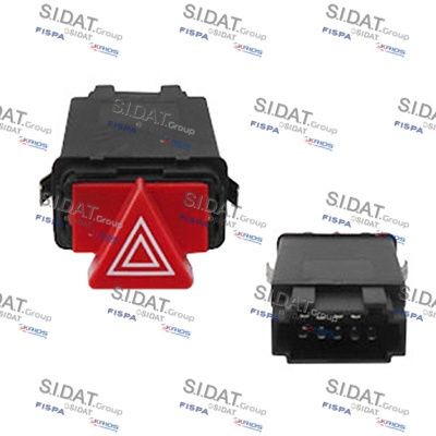 SIDAT 660716A2 Διακόπτης φώτων έκτακτης ανάγκης A4 1.8 T quattro 150 PS Βενζίνη 2004