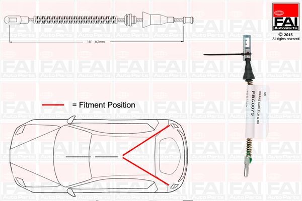FAI AutoParts Tross, seisupidur Artikli number: FBC0079 soodsalt