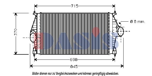 AKS DASIS Intercooler Varenummer: 167010N billige