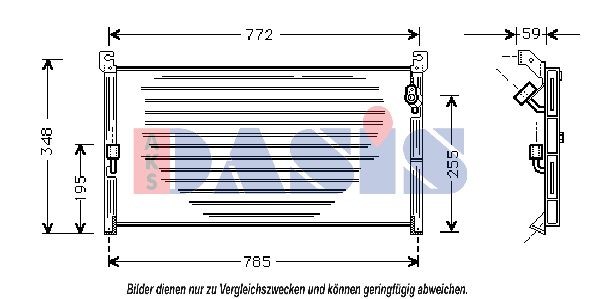 AKS DASIS Kondensaator, kliimaseade Artikli number: 212140N soodsalt