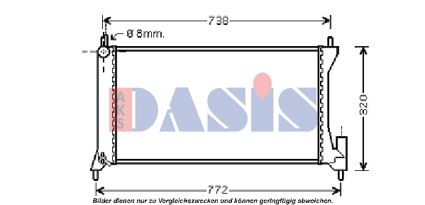 AKS DASIS Kabineblæser Varenummer: 740456N billige