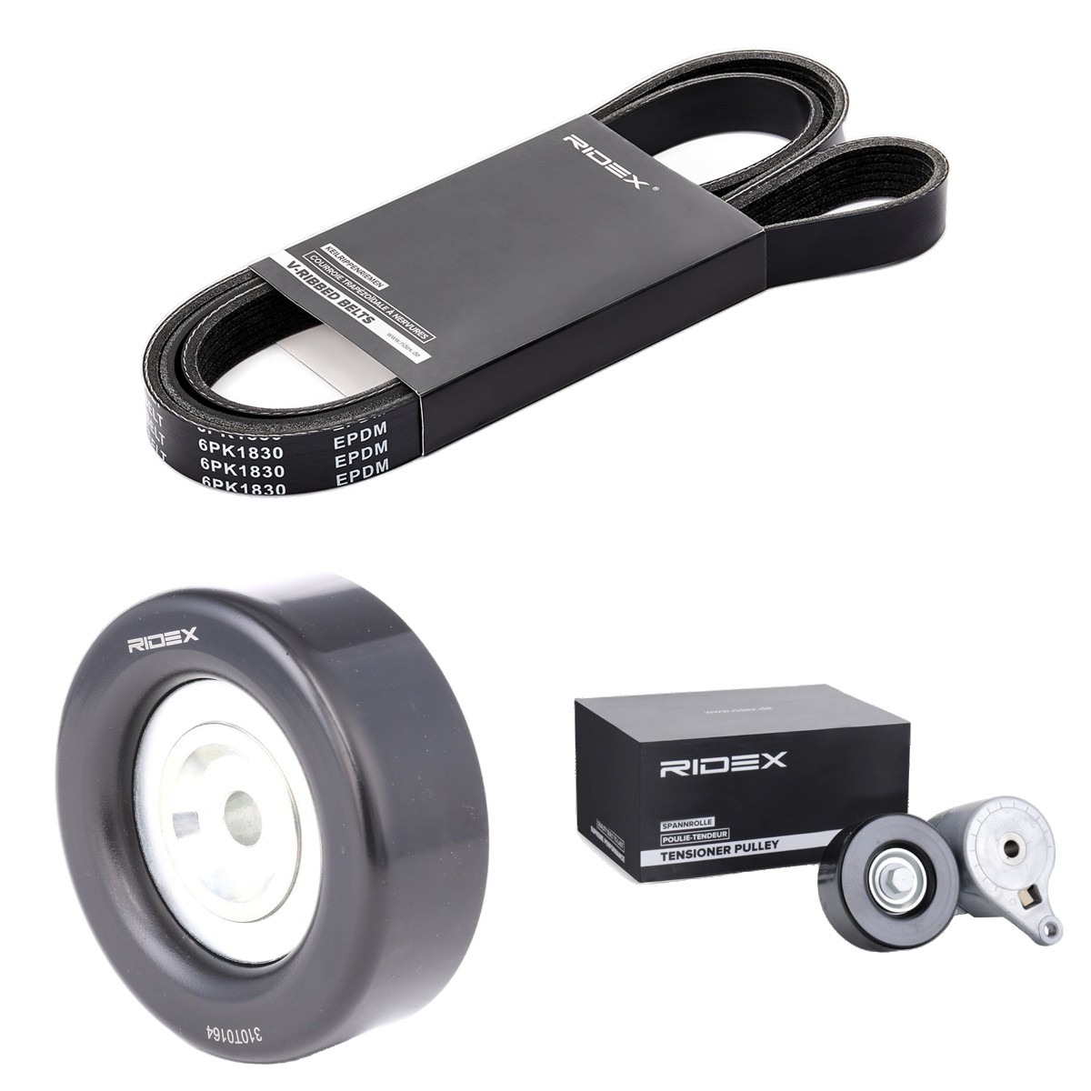 RIDEX V-Ribbed Belt Set Article number: 542R0901 cheaply