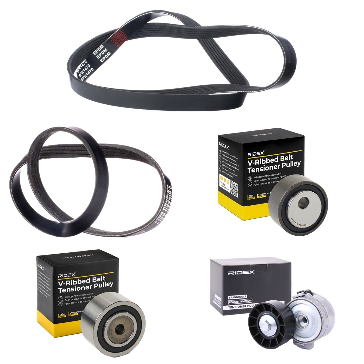 RIDEX V-Ribbed Belt Set Article number: 542R0936 cheaply
