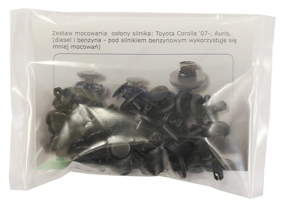 ROMIX 90218 Kinnituselement, mootorikate COROLLA 1.8 VVTi (ZRE142) 140 HP Bensiin