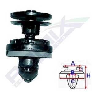 ROMIX Clip, trim / protective strip Article number: C40264 cheaply