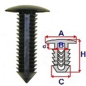 ROMIX Clip, trim / protective strip Article number: C60374 cheaply