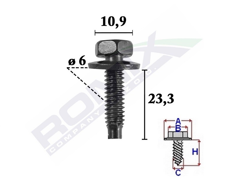 ROMIX C70591 Kruvi NEW YORKER 2.2 95 HP Bensiin 1987