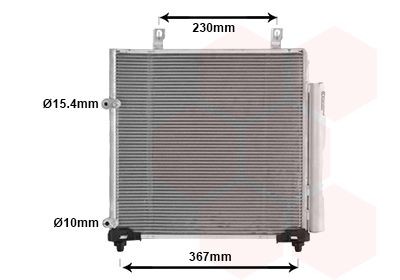 VAN WEZEL Air conditioning condenser Article number: 32015702 cheaply