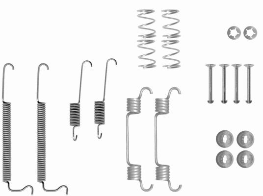 TEXTAR 97047800 Set accesorii, sabot de frana SPARK 1.0 68 CP benzina