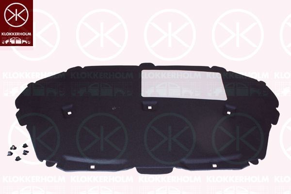 KLOKKERHOLM 66142850 Silencing Material, engine bay LEON 1.2 TSI 86 PS Petrol 2020
