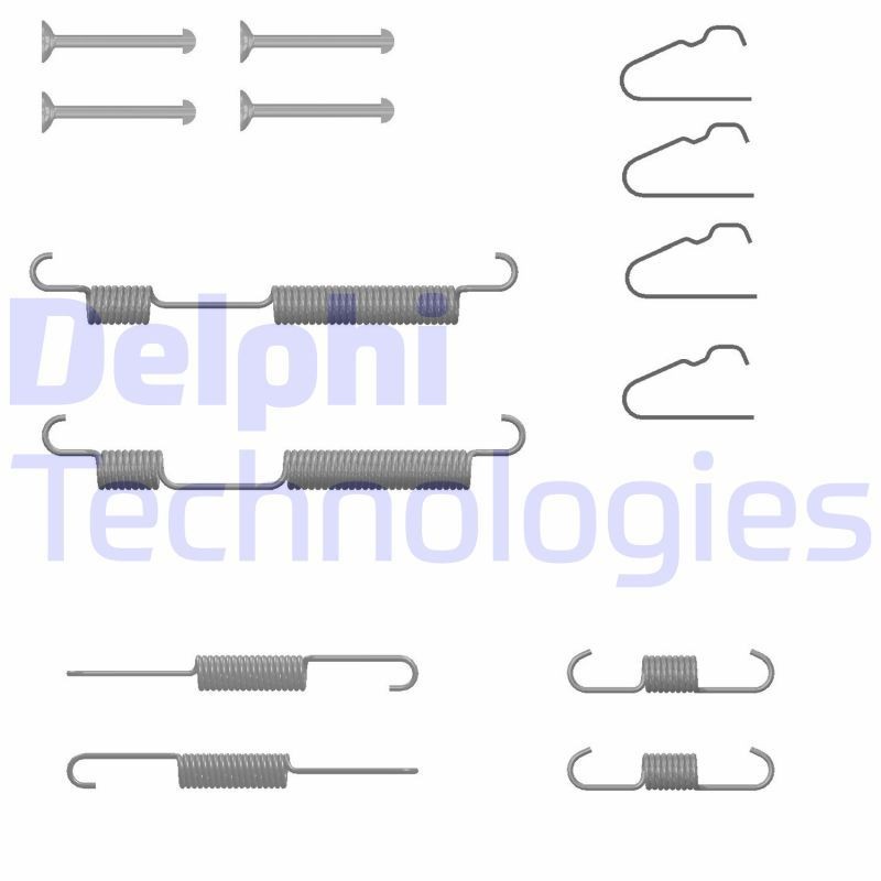 DELPHI LY1438 Accessory Kit, brake shoes i20 1.0 T-GDI hybrid 48V 120 PS Petrol/Electric