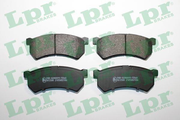 LPR Brake pad set Article number: 05P2186 cheaply