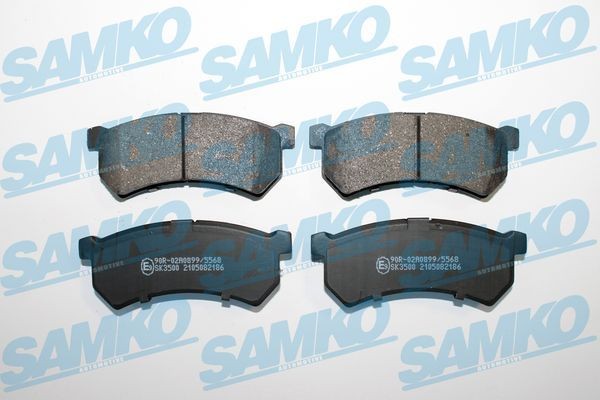 SAMKO Brake pad set Article number: 5SP2186 cheaply
