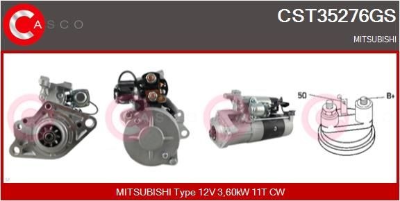 CASCO CEF70027AS Electric Motor, radiator fan DS7 2.0 BlueHDi 180 (JJEHZR) 177 PS Diesel