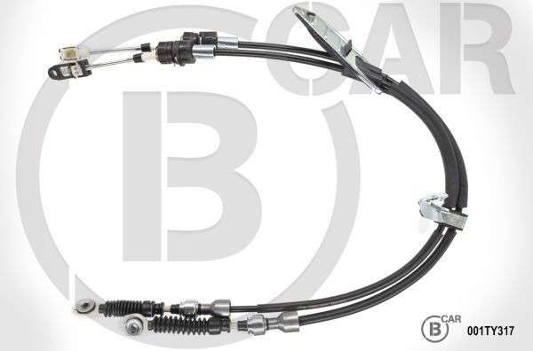 B CAR 001TY317 Cable, manual transmission AURIS 1.4 D-4D (NDE150_) 90 PS Diesel 2012