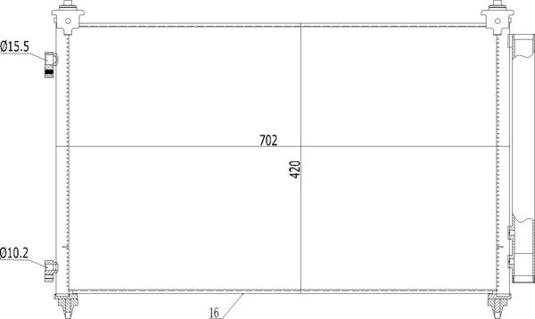 HART Condensator, climatizare număr articol: 623 928 ieftin