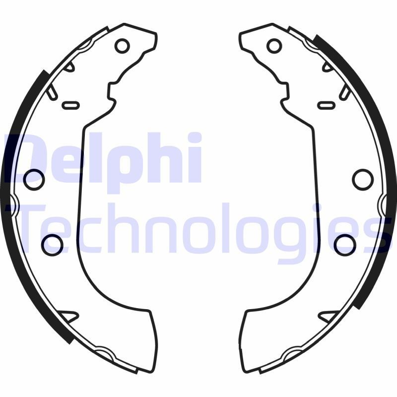 DELPHI Brake Shoe Set Article number: LS1347 cheaply