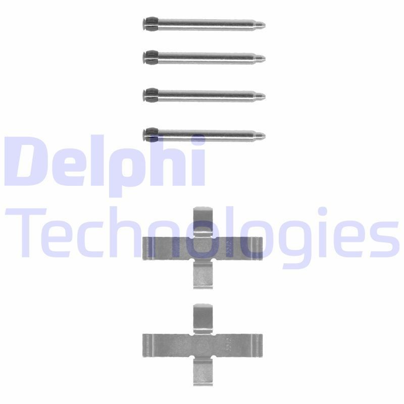 DELPHI LX0094 Lisakomplekt, ketaspiduriklotsid CARLTON 2.0 115 HP Bensiin 1994