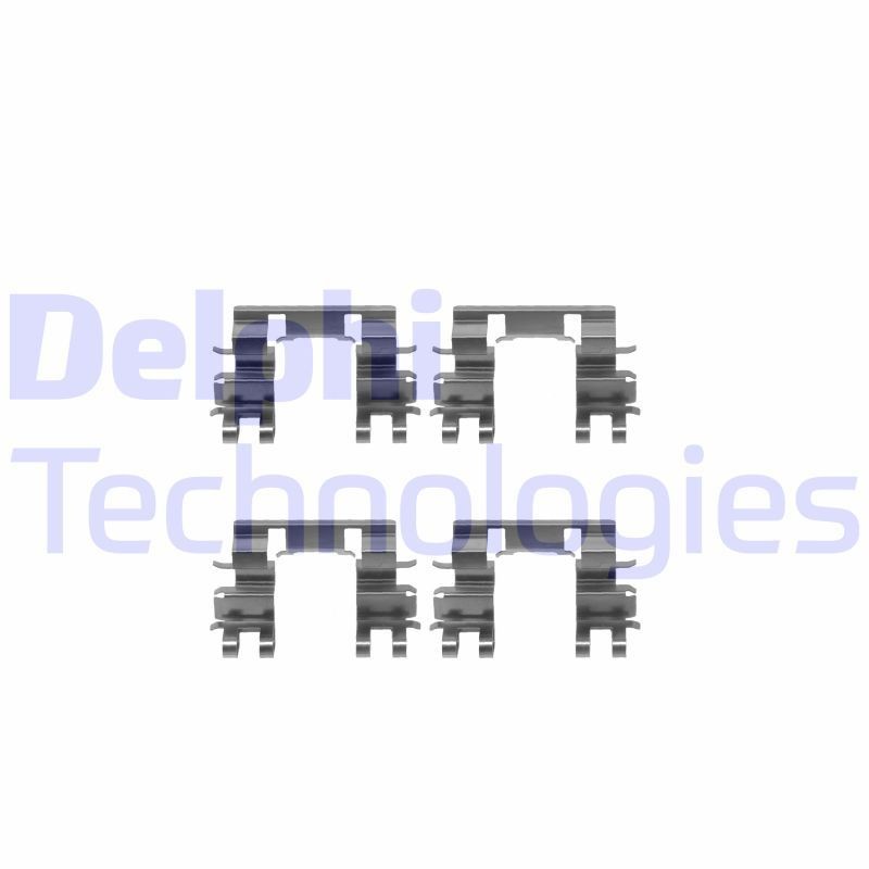DELPHI LX0194 Σετ βοηθ. εξαρτημάτων, τακάκια φρένων CIVIC 1.3 (ED1) 75 PS Βενζίνη 1993