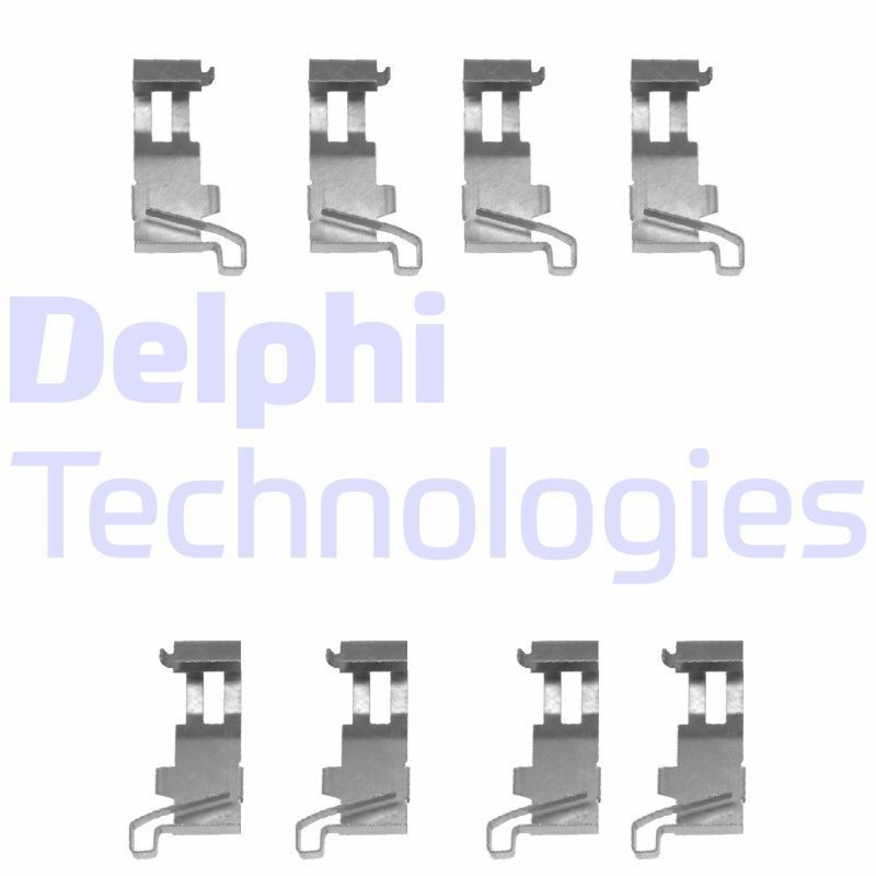 DELPHI LX0361 Lisakomplekt, ketaspiduriklotsid MOVE 0.7 52 HP Bensiin 1999