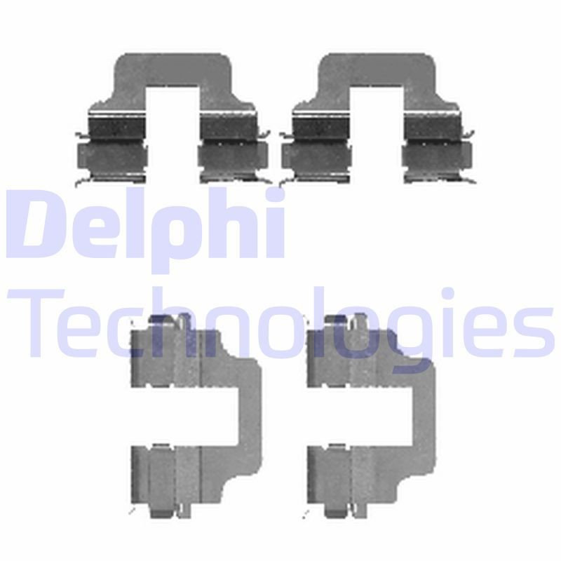 DELPHI LX0473 Lisakomplekt, ketaspiduriklotsid KUGA TDCi 4x4 163 HP Diisel 2012